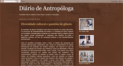 Desktop Screenshot of diariodeantropologa.blogspot.com