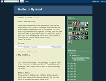 Tablet Screenshot of matterofmymind.blogspot.com