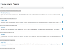 Tablet Screenshot of homeplacefarms.blogspot.com