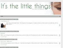 Tablet Screenshot of its-thelittlethings.blogspot.com