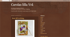 Desktop Screenshot of carolaslillavra.blogspot.com