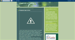 Desktop Screenshot of comedorlacasita.blogspot.com