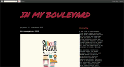 Desktop Screenshot of in-my-boulevard.blogspot.com