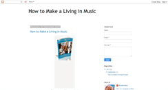 Desktop Screenshot of howtoomakealivinginmusic.blogspot.com
