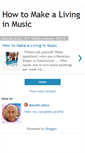Mobile Screenshot of howtoomakealivinginmusic.blogspot.com