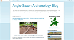 Desktop Screenshot of anglo-saxon-archaeology-blog.blogspot.com
