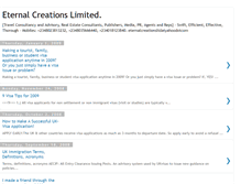Tablet Screenshot of eternalcreationsltd.blogspot.com