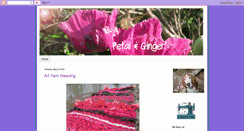 Desktop Screenshot of petal-ginger.blogspot.com