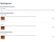 Tablet Screenshot of bastelgarten-romana.blogspot.com