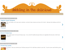 Tablet Screenshot of dabblinginthedelicious.blogspot.com