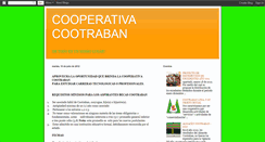 Desktop Screenshot of cooperativacootraban.blogspot.com