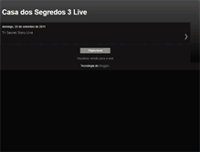 Tablet Screenshot of casasegredoslive.blogspot.com