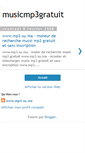 Mobile Screenshot of musicmp3gratuit.blogspot.com