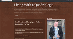 Desktop Screenshot of livingwithaquad.blogspot.com