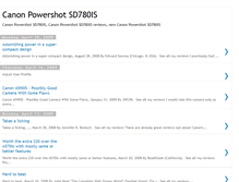 Tablet Screenshot of canon-powershot-sd780is.blogspot.com