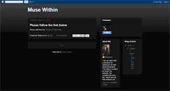 Desktop Screenshot of musewithinstudios.blogspot.com