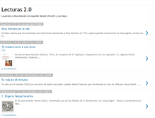 Tablet Screenshot of lecturas20.blogspot.com