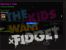 Tablet Screenshot of hubdubclub.blogspot.com