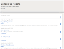 Tablet Screenshot of consciousrobots.blogspot.com