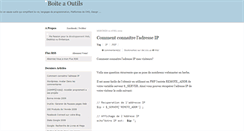 Desktop Screenshot of boite-a-outils.blogspot.com