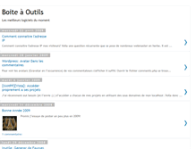 Tablet Screenshot of boite-a-outils.blogspot.com