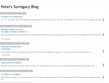 Tablet Screenshot of peterssurrogacyblog.blogspot.com