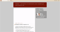 Desktop Screenshot of diabete-fr.blogspot.com