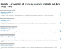 Tablet Screenshot of diabete-fr.blogspot.com