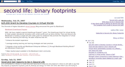 Desktop Screenshot of binaryfootprint.blogspot.com