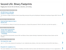 Tablet Screenshot of binaryfootprint.blogspot.com