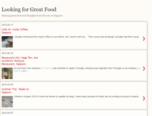 Tablet Screenshot of lookingforgreatfood.blogspot.com