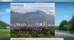 Desktop Screenshot of ciudadbogota.blogspot.com