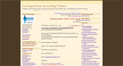 Desktop Screenshot of lowongankerjaaccountingterbaru.blogspot.com