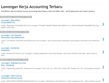 Tablet Screenshot of lowongankerjaaccountingterbaru.blogspot.com