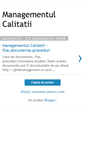 Mobile Screenshot of managementul-calitatii.blogspot.com