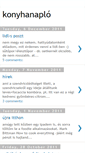 Mobile Screenshot of konyhanaplo.blogspot.com