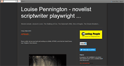 Desktop Screenshot of louisepenningtonwriter.blogspot.com