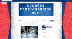 Desktop Screenshot of edwardsreunion2011.blogspot.com