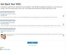 Tablet Screenshot of get-back-wife.blogspot.com