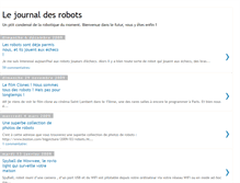 Tablet Screenshot of journal-des-robots.blogspot.com