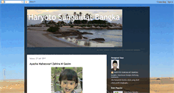 Desktop Screenshot of haryotosungailiat.blogspot.com