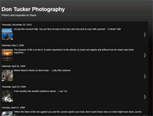 Tablet Screenshot of dontuckerphotography.blogspot.com