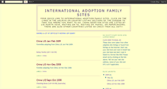 Desktop Screenshot of internationaladoptsites.blogspot.com