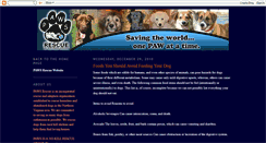 Desktop Screenshot of pawsrescueva.blogspot.com