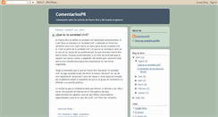 Desktop Screenshot of comentariospr.blogspot.com