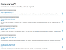 Tablet Screenshot of comentariospr.blogspot.com