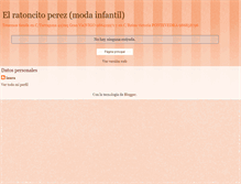 Tablet Screenshot of elratoncitoperezmoda.blogspot.com