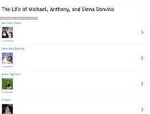Tablet Screenshot of michaeldonvito.blogspot.com