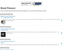 Tablet Screenshot of blood-pressure-info.blogspot.com