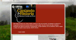 Desktop Screenshot of cantandolahistoria.blogspot.com